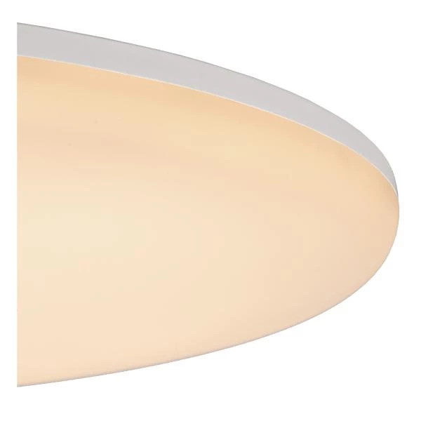 Lucide OLSON - Plafonnière Badkamer - Ø 29 cm - LED - CCT - 1x24W 3000K/6500K - IP44 - Opaal - detail 2
